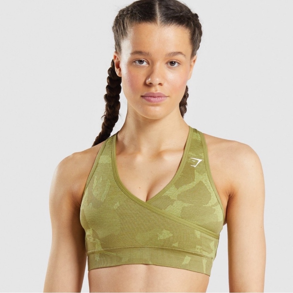 Gymshark Camo Sports Bra